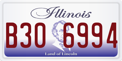 IL license plate B306994
