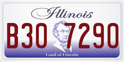 IL license plate B307290