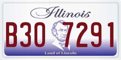 IL license plate B307291