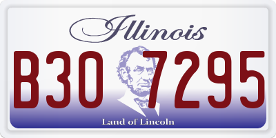 IL license plate B307295