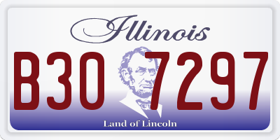IL license plate B307297