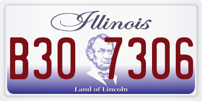 IL license plate B307306