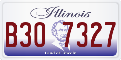IL license plate B307327