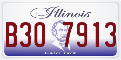 IL license plate B307913