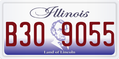 IL license plate B309055