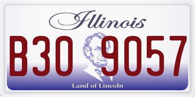 IL license plate B309057