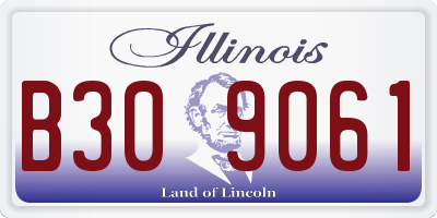 IL license plate B309061