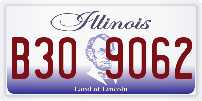 IL license plate B309062