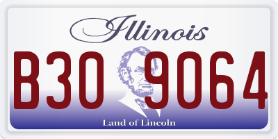 IL license plate B309064