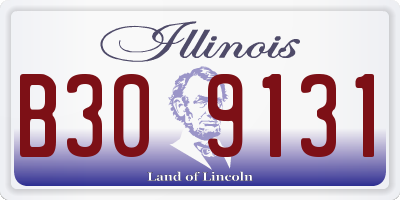 IL license plate B309131