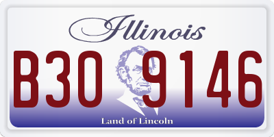 IL license plate B309146