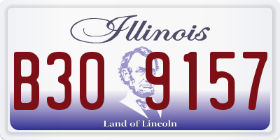 IL license plate B309157