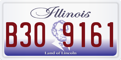 IL license plate B309161