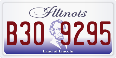 IL license plate B309295