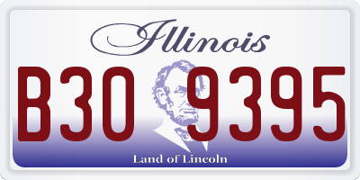 IL license plate B309395
