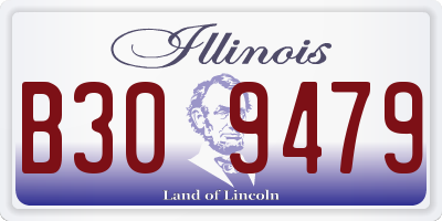 IL license plate B309479