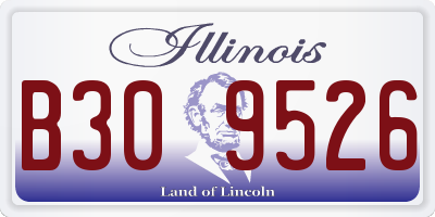 IL license plate B309526
