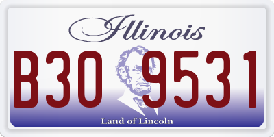 IL license plate B309531
