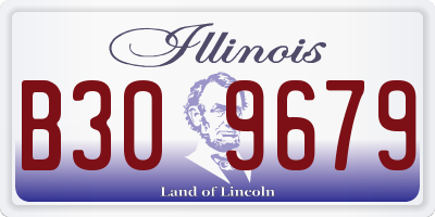 IL license plate B309679