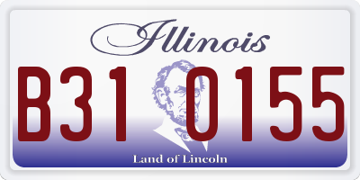 IL license plate B310155