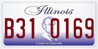 IL license plate B310169