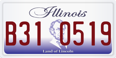 IL license plate B310519