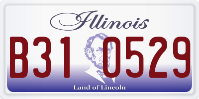 IL license plate B310529