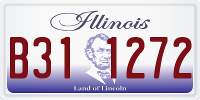 IL license plate B311272