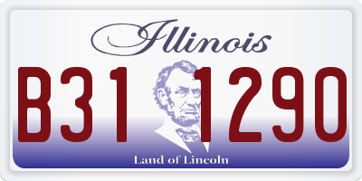 IL license plate B311290