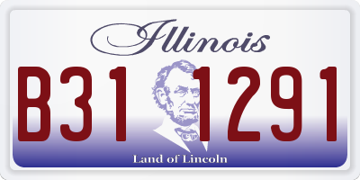 IL license plate B311291