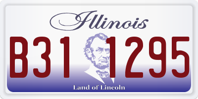 IL license plate B311295