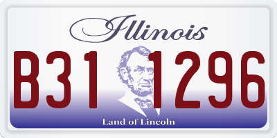 IL license plate B311296