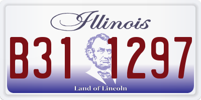 IL license plate B311297