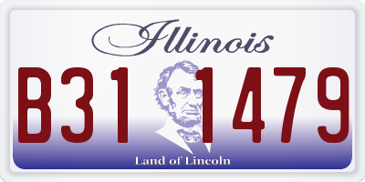 IL license plate B311479