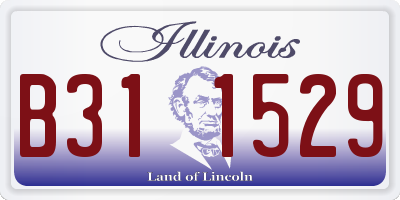 IL license plate B311529