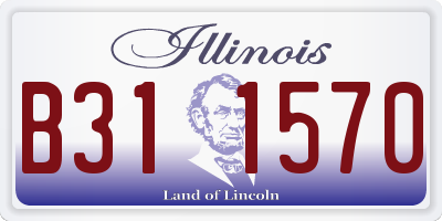 IL license plate B311570