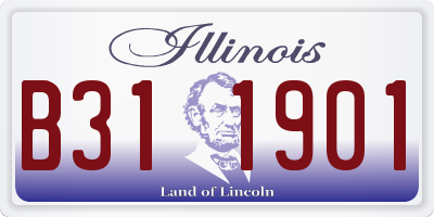 IL license plate B311901