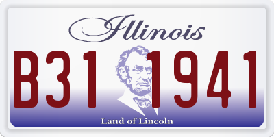IL license plate B311941