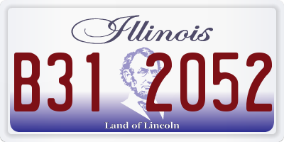 IL license plate B312052