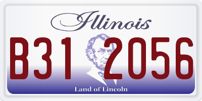 IL license plate B312056