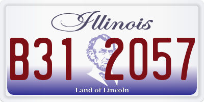 IL license plate B312057