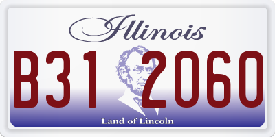 IL license plate B312060
