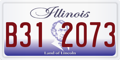 IL license plate B312073