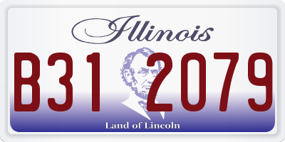 IL license plate B312079