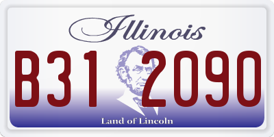 IL license plate B312090
