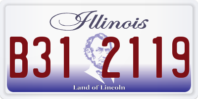 IL license plate B312119