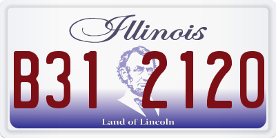 IL license plate B312120