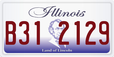 IL license plate B312129