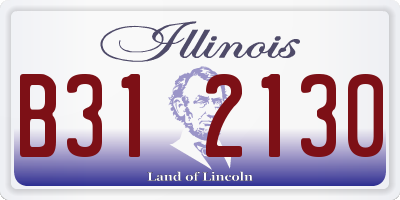 IL license plate B312130