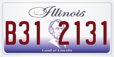 IL license plate B312131